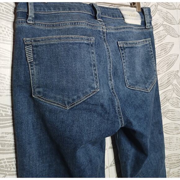 Paige Verdugo Ankle Jeans Denim Chewed Raw Hem - Picture 4 of 8